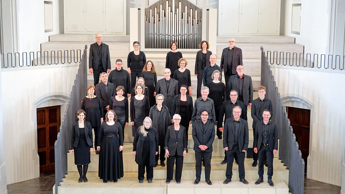 Kammerchor Bruchsal unter der Leitung von Sebastian Hübner